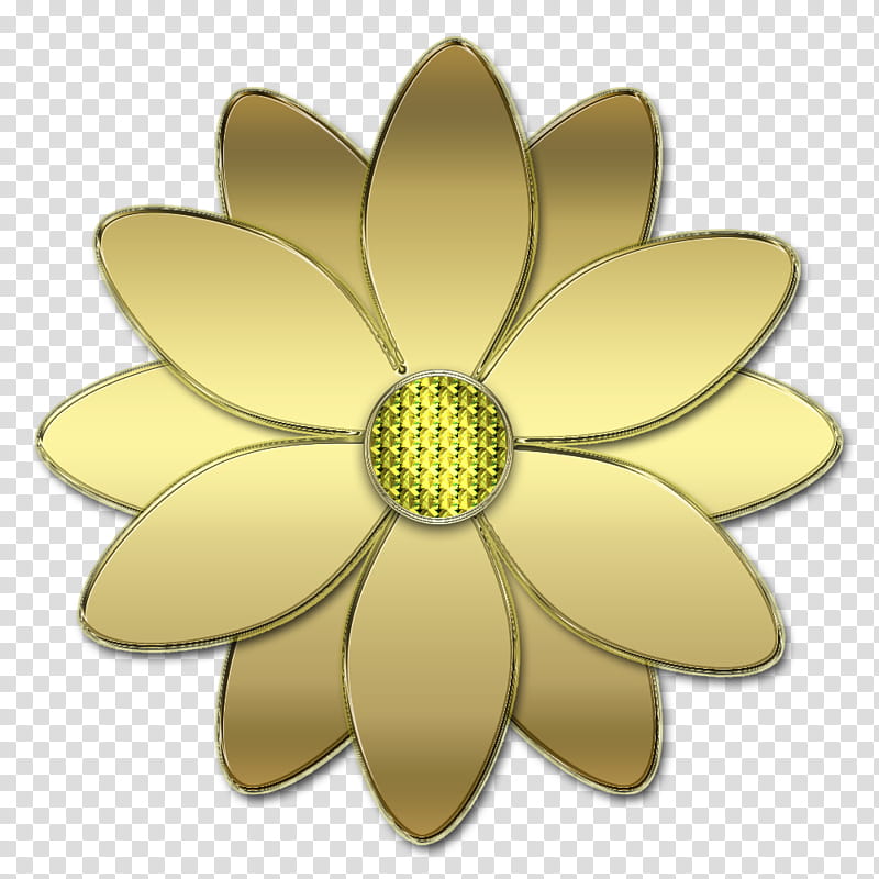 Decorative flowerses in, gold flower art transparent background PNG clipart