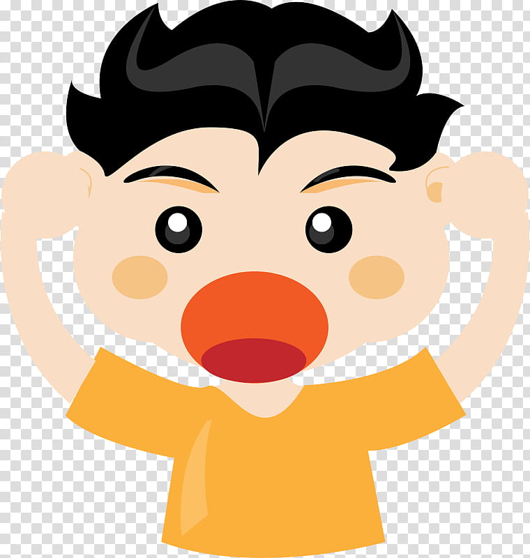 Boy, Screaming, Crying, Face, Nose, Facial Expression, Cartoon, Head transparent background PNG clipart