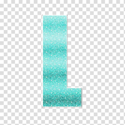 Letras con Glitter Celeste transparent background PNG clipart