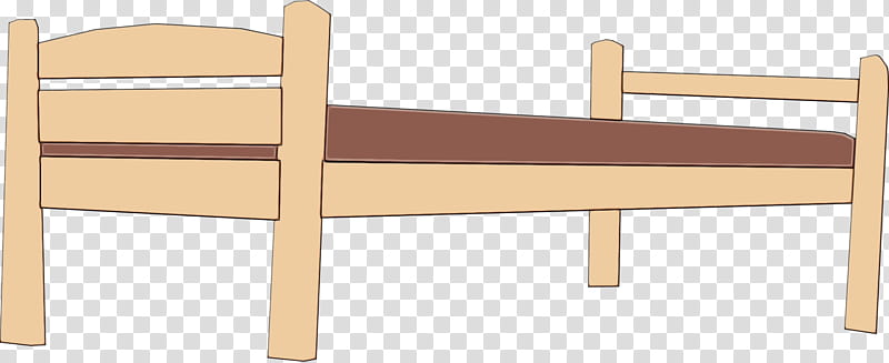 furniture wood bed frame hardwood table, Watercolor, Paint, Wet Ink, Plywood, Bench transparent background PNG clipart