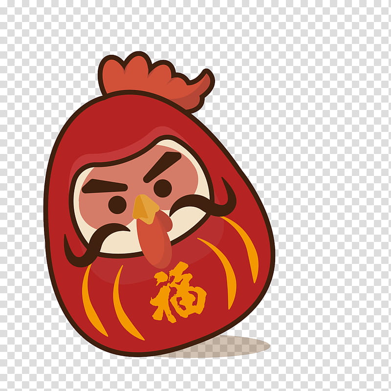 Chinese New Year Food, Bird, Character, Fruit, Orange Sa, Cartoon, Smile transparent background PNG clipart