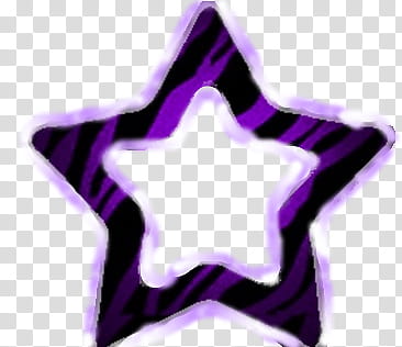 AnimalPrintHeartwithalilbitShadow, black and purple star illustration transparent background PNG clipart