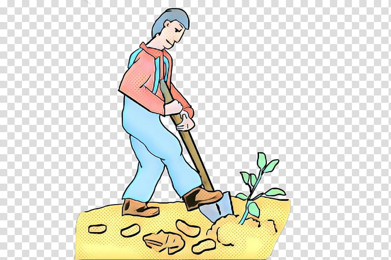 Human Behavior, Cartoon, Male, Line, Gardener, Cleanliness transparent background PNG clipart