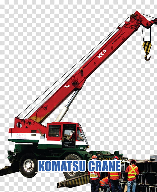 Crane Land Vehicle, Machine, Transport, Cargo, Orizuru, Construction Equipment, Freight Transport transparent background PNG clipart