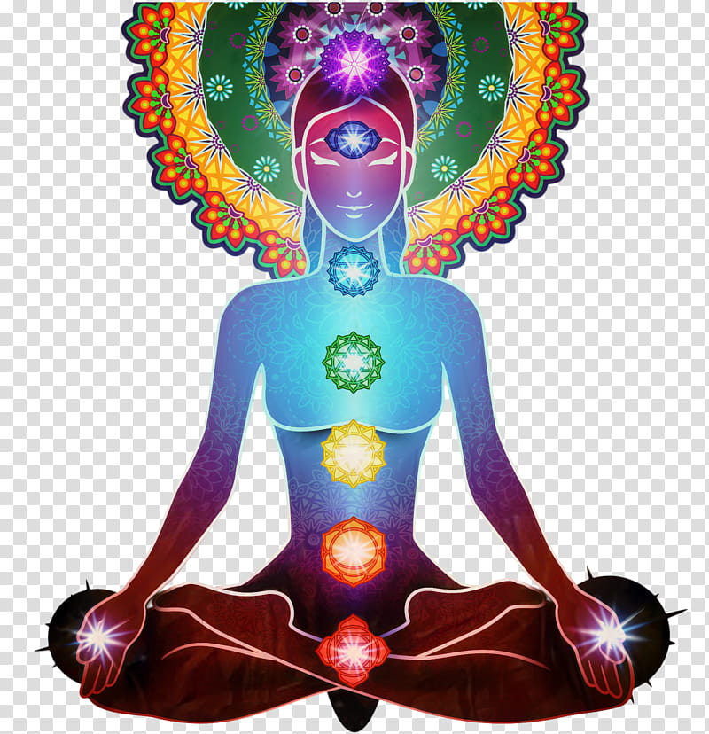 Yoga, Inner Engineering A Yogis Guide To Joy, Tantra, Meditation, Lotus Position, Video, Jaggi Vasudev, Psychedelic Art transparent background PNG clipart