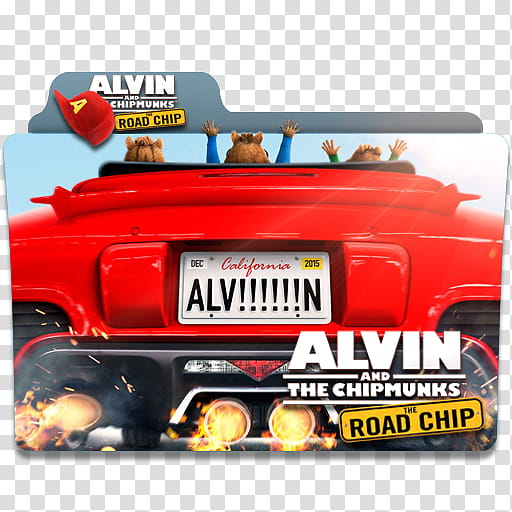 Alvin and the Chipmunks Road Chip Folder Icon , Alvin and the Chipmunks Road Chip v transparent background PNG clipart