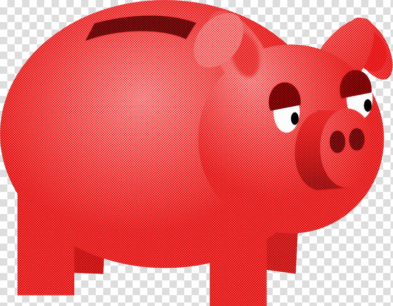 Piggy bank, Saving, Pink, Snout, Suidae, Money Handling transparent background PNG clipart