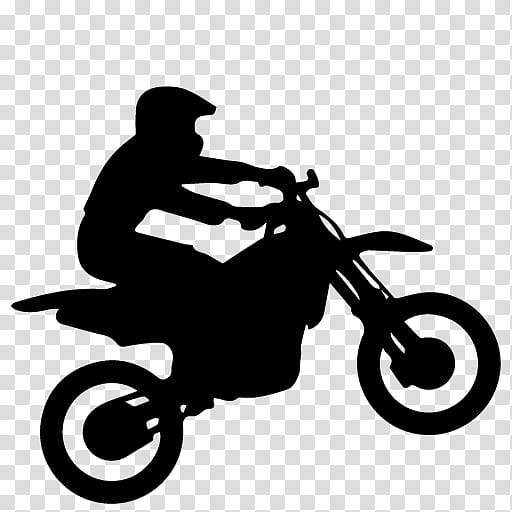 Sticker Motocross silhouette