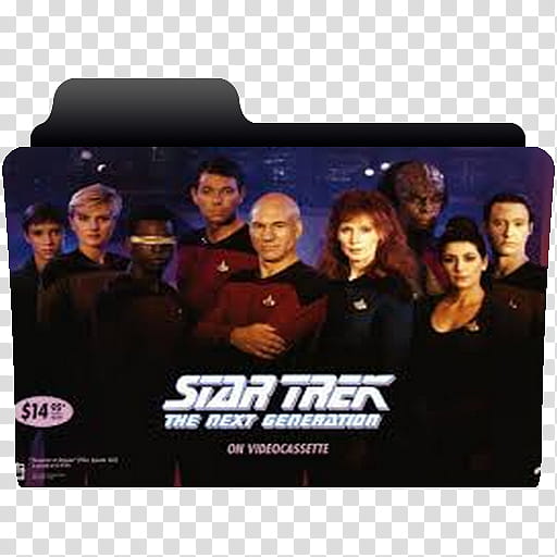 Star Trek The Next Generation, Star Trek The next Generation Folder icon transparent background PNG clipart
