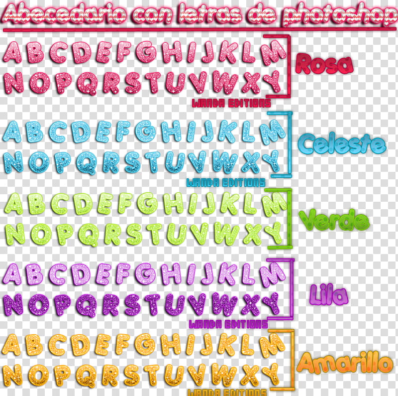 abecedario, assorted-color alphabets illustration transparent background PNG clipart