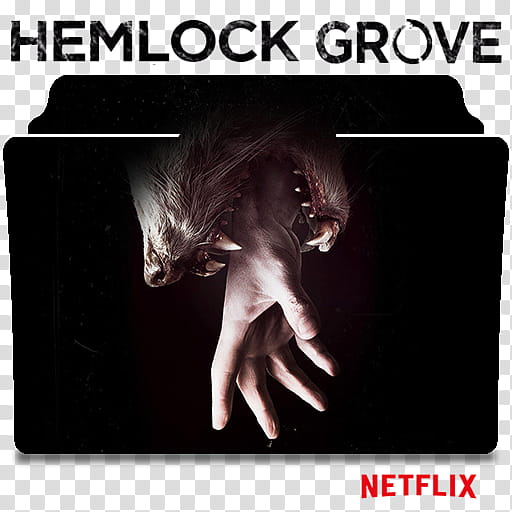 Hemlock Grove series and season folder icon, Hemlock Grove ( transparent background PNG clipart