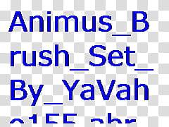 Animus Brush Set GIMP, Animus_B rush_Set transparent background PNG clipart
