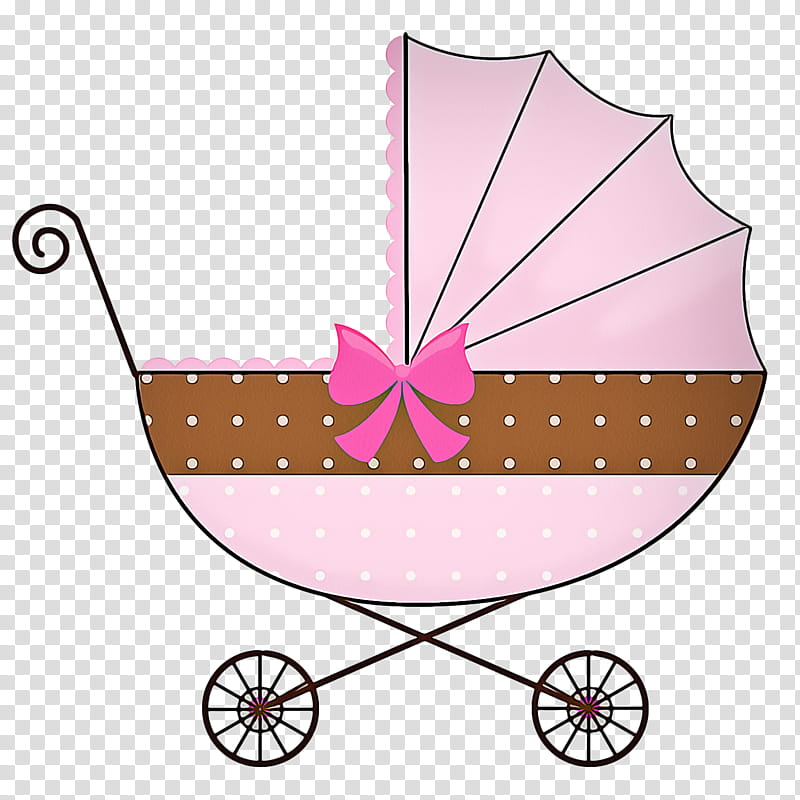 pink baby products vehicle baby carriage transparent background PNG clipart