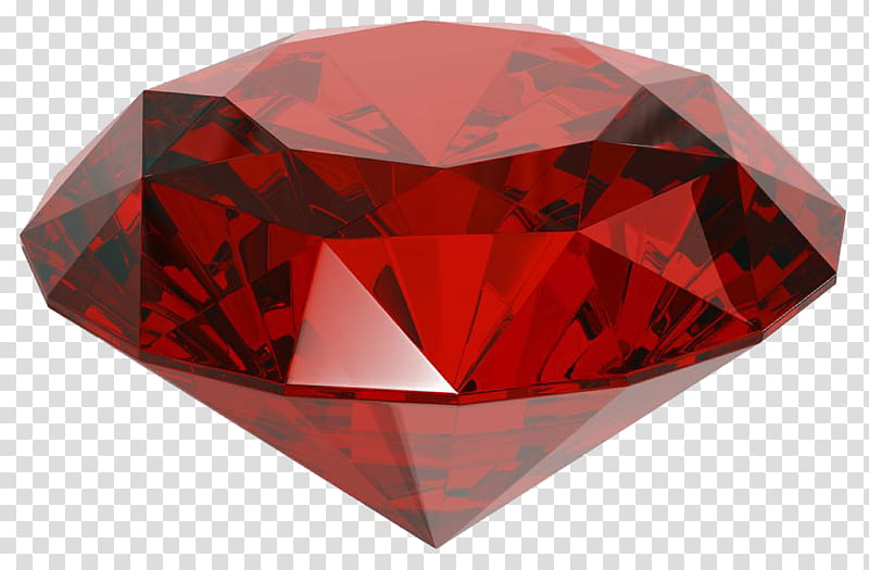 Gemstones, diamond-shaped red gemstone transparent background PNG clipart