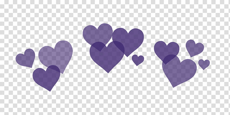 PURPLE AESTHETIC RESOURCES, purple heart illustration transparent background PNG clipart