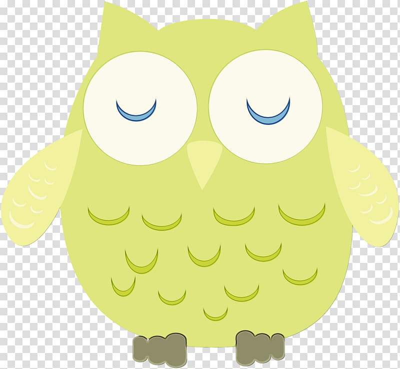 Blank Abstract, Owl, Snowy Owl, Bird, Notebook Blank, Beak, Green, Cartoon transparent background PNG clipart