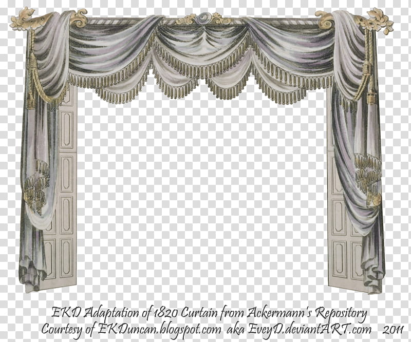 EKD Regency Curtain Room  curtain only, brown wooden doors transparent background PNG clipart