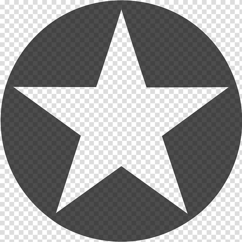 Hollow Star, white star on gray round circle transparent background PNG clipart