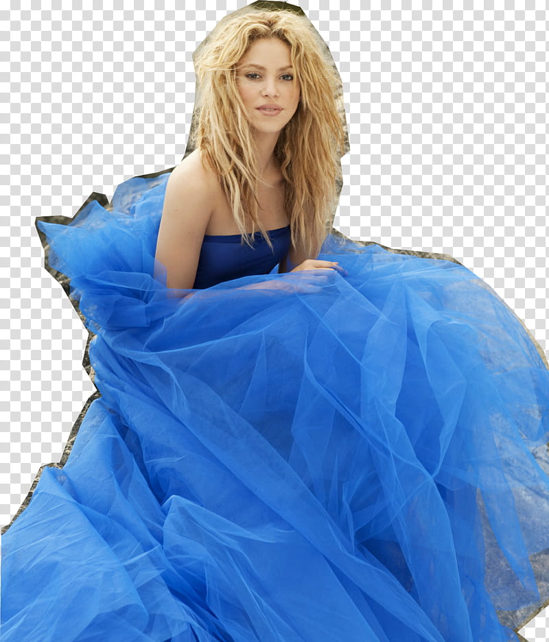 Shakira Antes de las Seis, women's blue dress transparent background PNG clipart