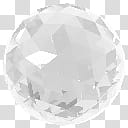 Crystalisman QT Dock Icon Set, ct_RockCrystal_x, crystal ball transparent background PNG clipart