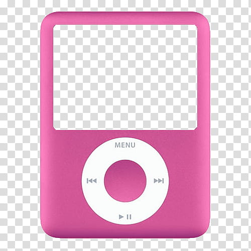 pink iPod nano rd generation transparent background PNG clipart