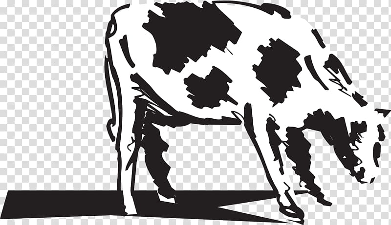 Drawing Of Family, Holstein Friesian Cattle, Grazing, Ox, Live, Farm, Dairy, Beef Cattle transparent background PNG clipart