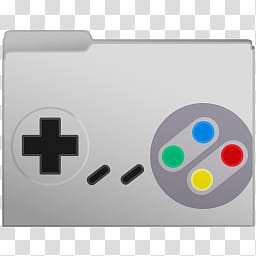 Nintendo Controllers Set Computer Folder Icons, SNES-Controller-, game controller folder icon transparent background PNG clipart