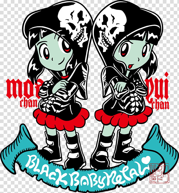 Metal, Babymetal, Kawaii Metal, Heavy Metal, Amore, Ijime Dame Zettai, Japanese Idol, Fan Art transparent background PNG clipart