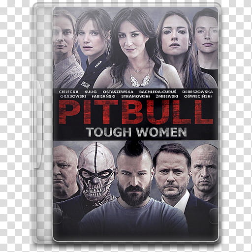 Movie Icon Mega , Pitbull, Tough Women, Pitbull Tough Women DVD case transparent background PNG clipart