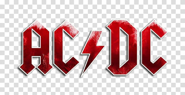 AC DC, AC DC logo transparent background PNG clipart