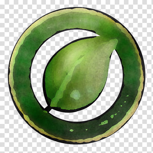 green jade circle plant oval, Logo, Symbol transparent background PNG clipart