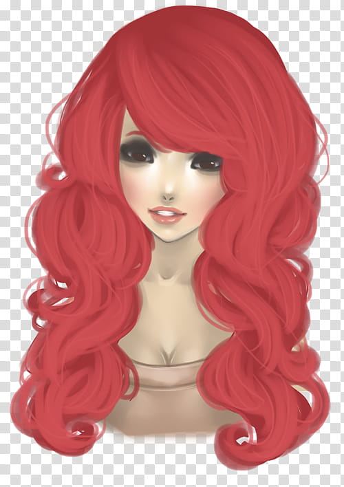 Hair, Red Hair, Brown Hair, Hair Coloring, Wig, Human Hair Color, Long Hair, Bangs transparent background PNG clipart