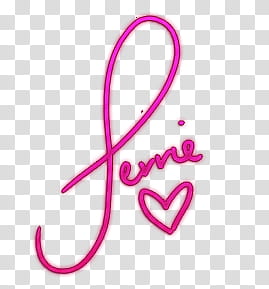 Firmas Little Mix, pink Jennie autograph transparent background PNG clipart