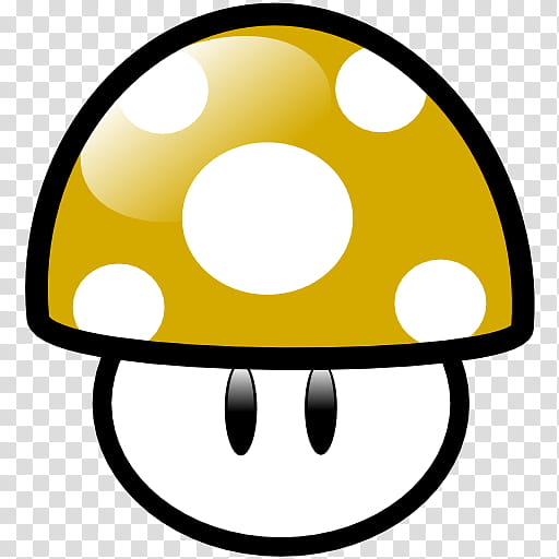Magic Mushroom s, yellow icon transparent background PNG clipart