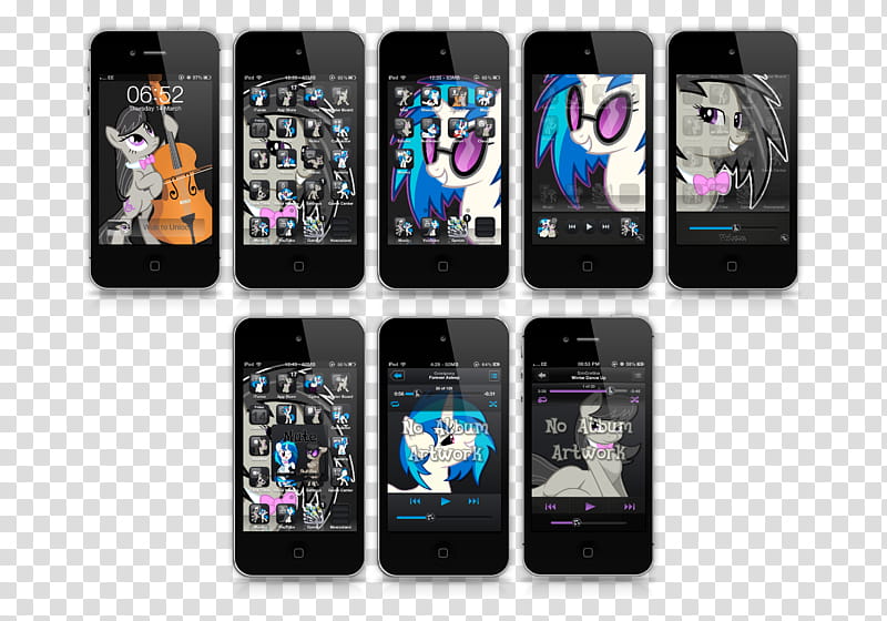 Vinyl and Octavia Theme for iOS transparent background PNG clipart