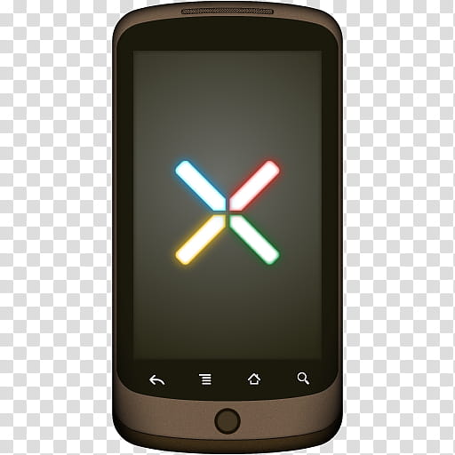 HTC Nexus One, black Android smartphone transparent background PNG clipart