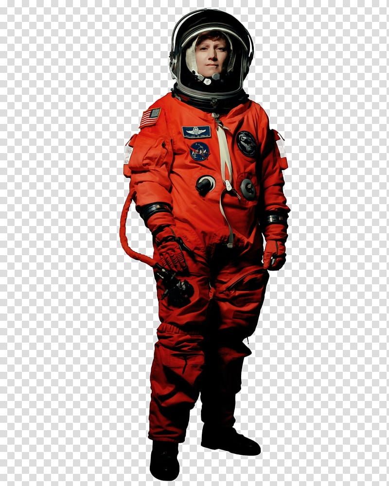 Astronaut, Watercolor, Paint, Wet Ink, Dry Suit, Clothing, Costume, Orange Sa transparent background PNG clipart