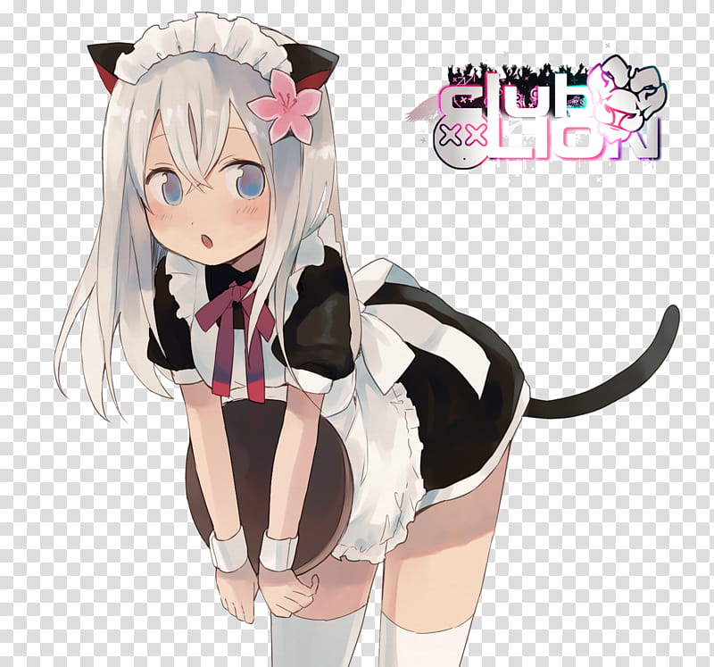 Anime Render, girl in white and blue school uniform anime character transparent background PNG clipart