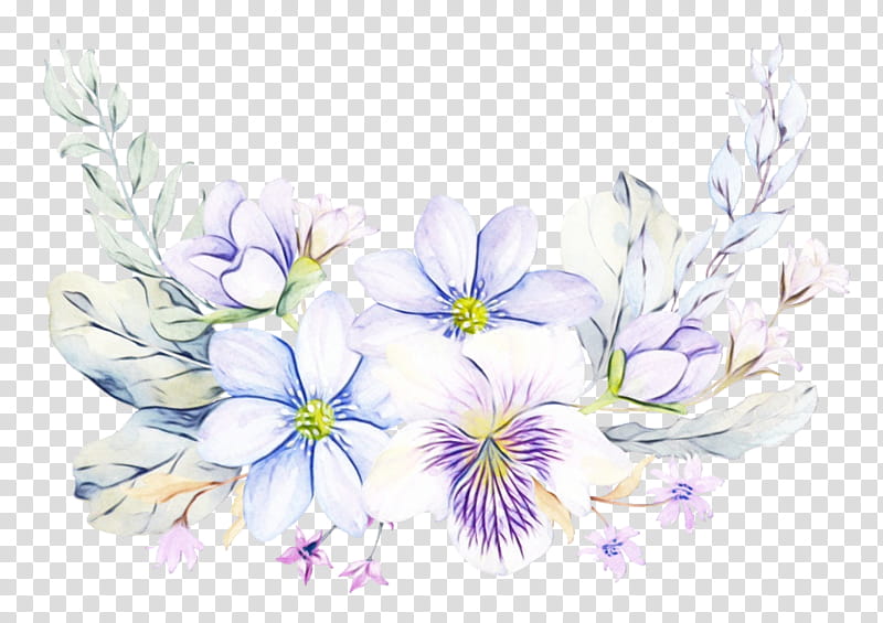 Purple Watercolor Flower, Paint, Wet Ink, Watercolor Painting, Floral Design, Drawing, Texture, Cut Flowers transparent background PNG clipart