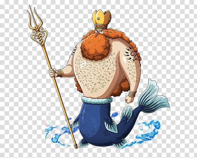 King Neptune of Ryugu Kingdom, gold and blue dragon illustration transparent background PNG clipart