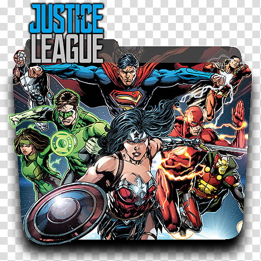 DC Rebirth MEGA FINAL Icon v, Justice-League-v., Justice League folder icon transparent background PNG clipart