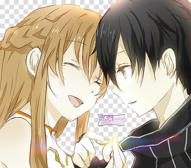 Asuna x Kirito Wedding Extracted byCielly transparent background PNG clipart