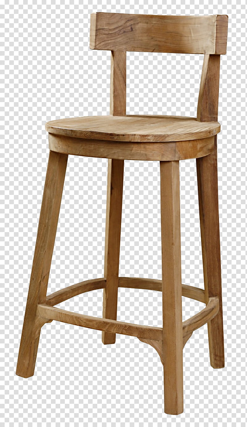 brown wooden bar stool transparent background PNG clipart
