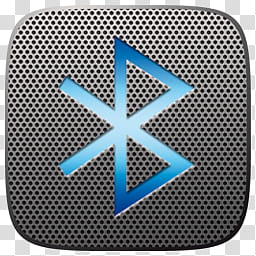 Marei Icon Theme, gray and blue Bluetooth icon transparent background PNG clipart