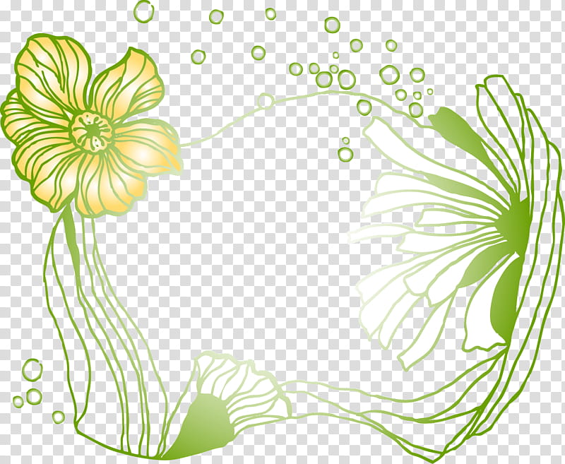 flower Rectangular frame floral Rectangular frame, Green, Plant, Line Art, Herbaceous Plant, Plant Stem, Wildflower transparent background PNG clipart