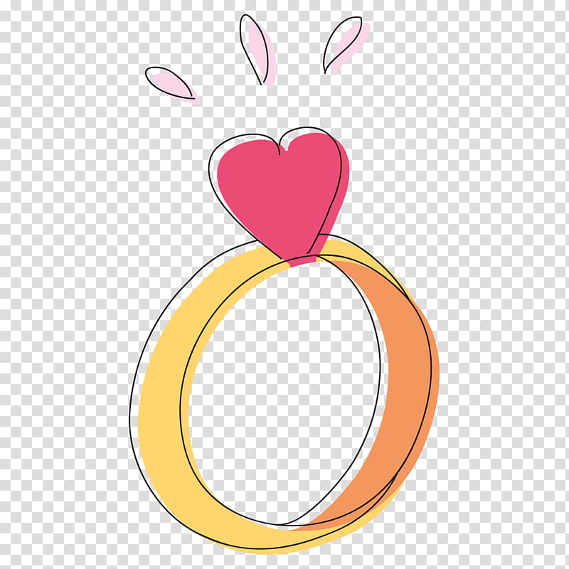 Valentines Day, Heart, Ring, Logo, Cartoon, Diamond, Watercolor Painting, Pink transparent background PNG clipart