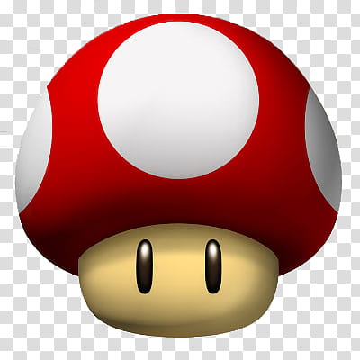 Super Mario NES Dock Icons, Mushroom transparent background PNG clipart