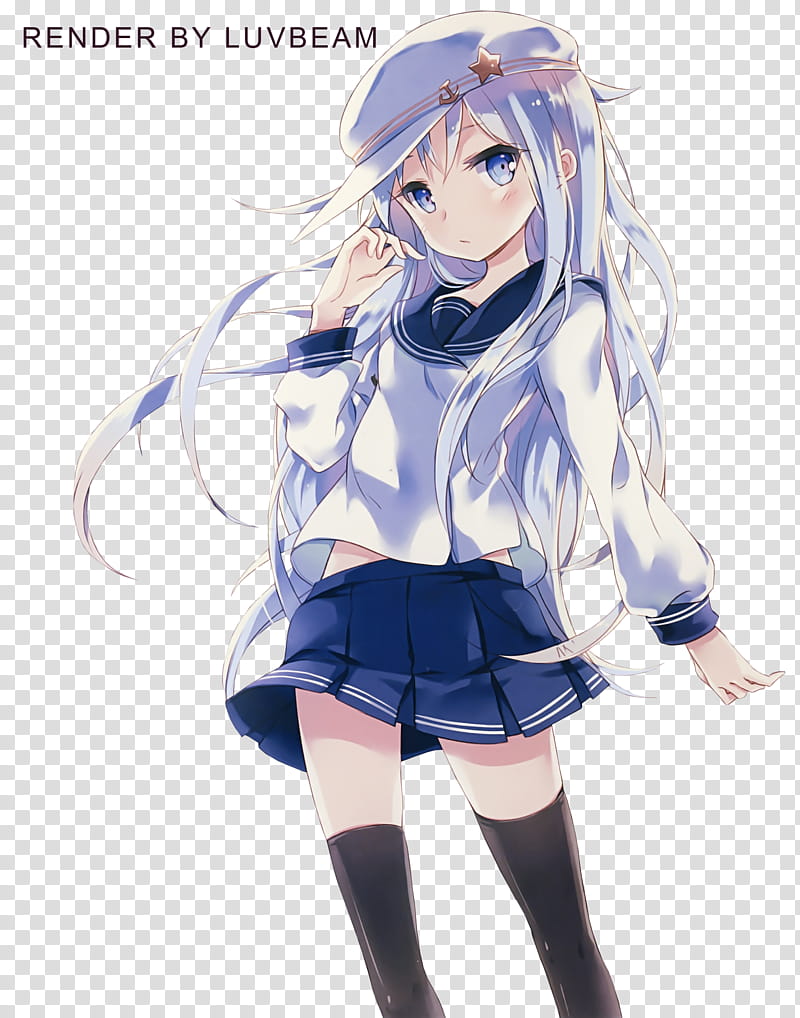 Anime girl render, female anime character illustration transparent background PNG clipart