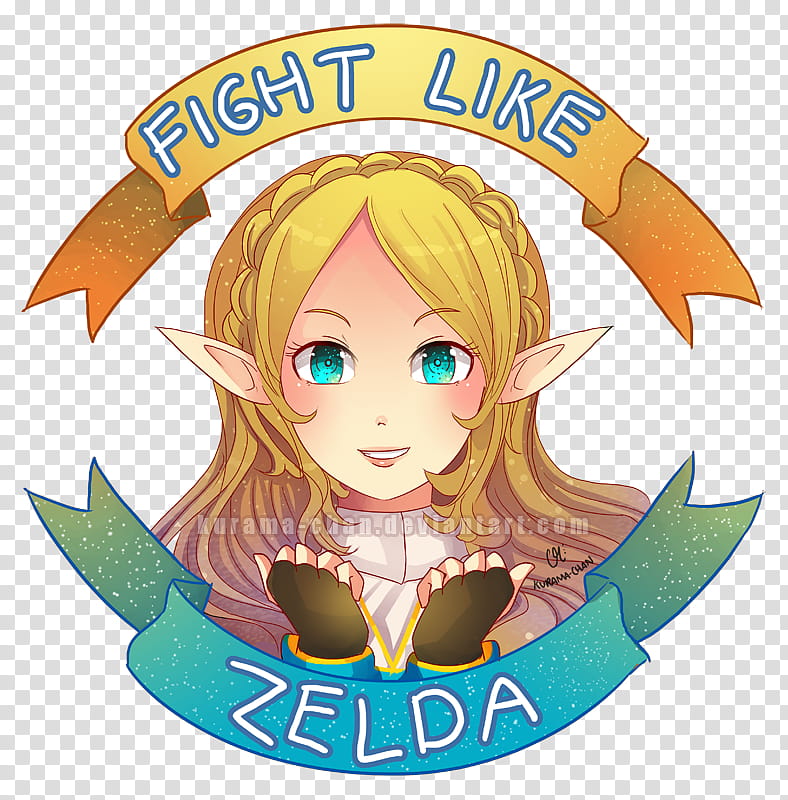 -, Fight like a girl : Zelda,- transparent background PNG clipart