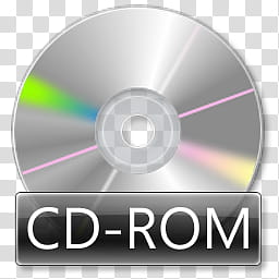 Vista RTM WOW Icon , CD-ROM, gray disc folder icon transparent background PNG clipart